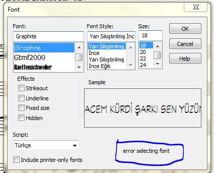 Aldığım Hata